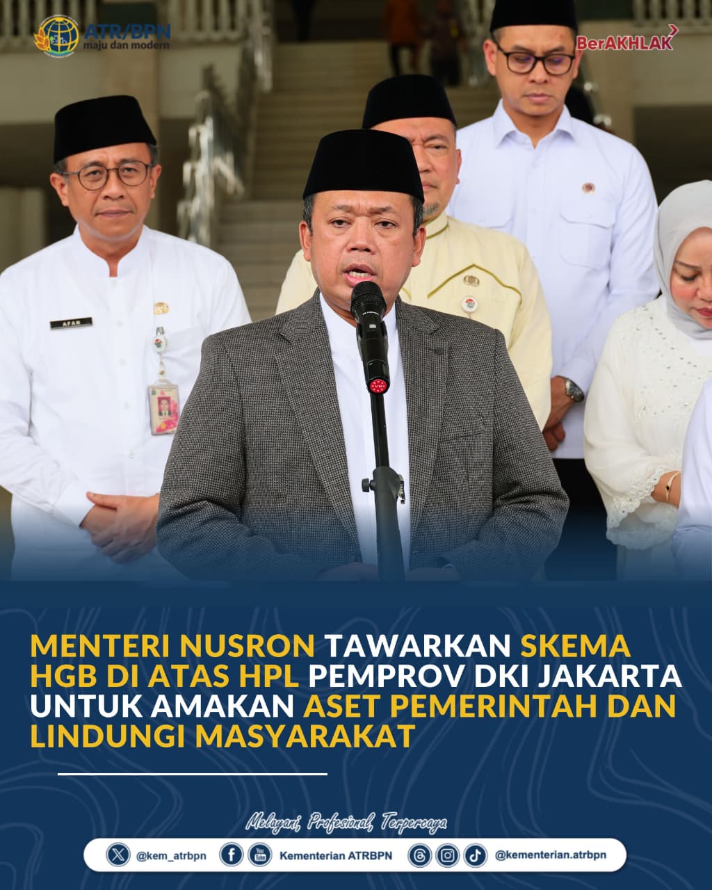 Menteri Nusron Tawarkan Skema HGB di Atas HPL Pemprov DKI Jakarta untuk Amakan Aset Pemerintah dan Lindungi Masyarakat