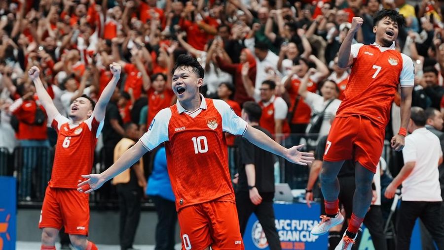 Final Piala Asia Futsal 2026: Indonesia Unggul 3-2 atas Iran di Babak Pertama