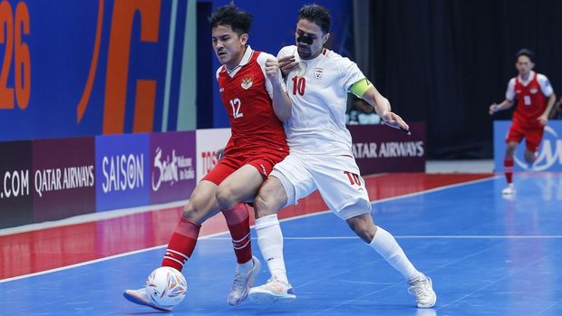 Final Piala Asia Futsal 2026: Indonesia vs Iran 4‑4, Lanjut Babak Tambahan