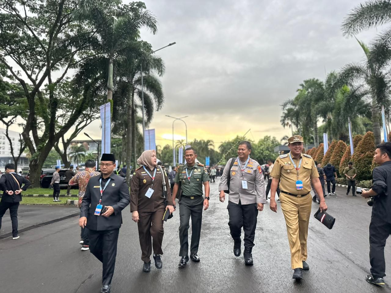 Wali Kota Bekasi Bersama Unsur Forkompida Hadiri Rapat Koordinasi Nasional 2026