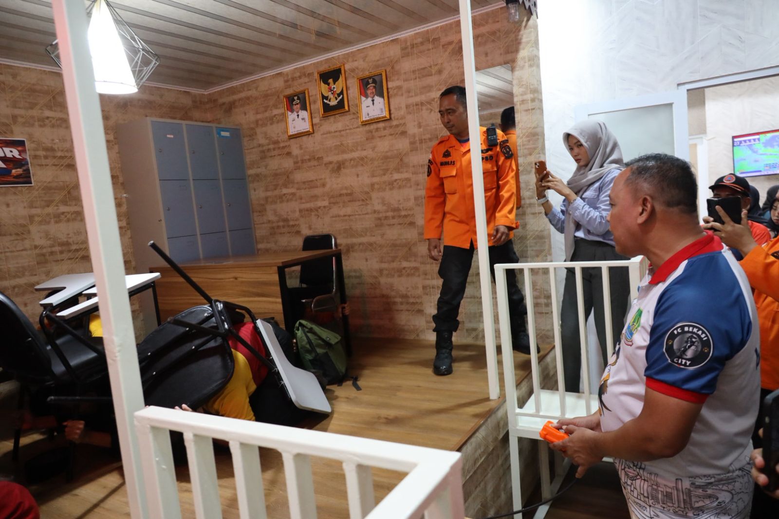Wali Kota Bekasi Resmikan Ruang Simulator Gempa, Bangun Budaya Siaga Sejak Dini