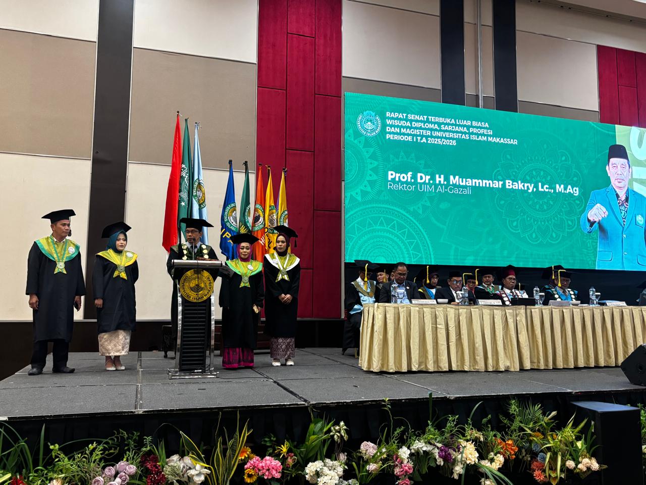 UIM Kukuhkan 547 Wisudawan Baru, Rektor Muammar: Momentum Sakral di Hari Nisfu Syaban