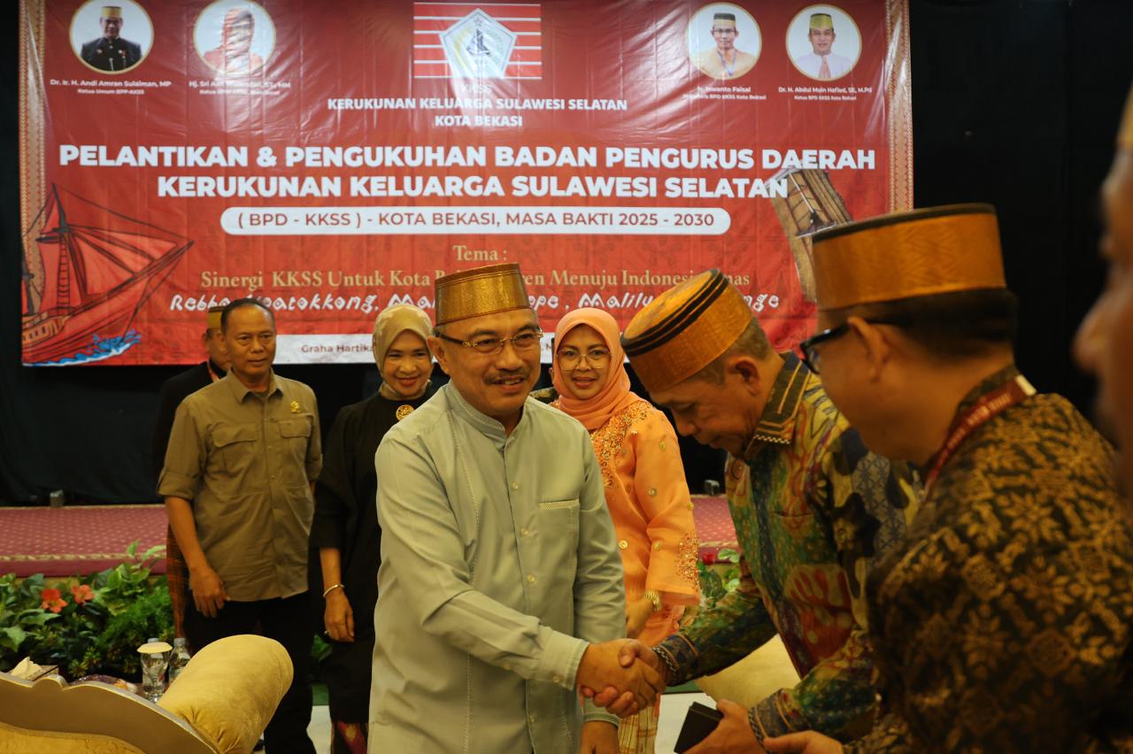Hadiri Pelantikan Pengurus BPD KKSS, Wawali Bekasi Tekankan Jaga Harmoni Sosial