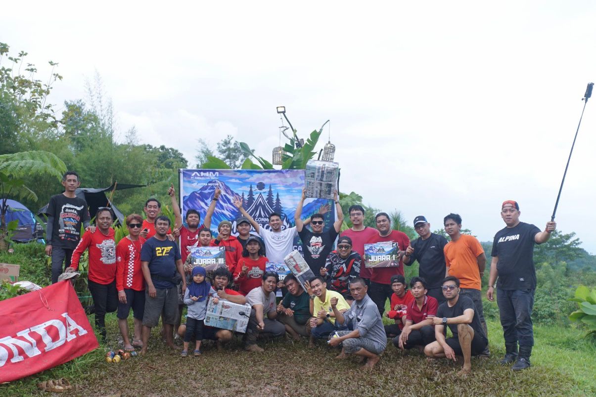 Asmo Sulsel Pererat Solidaritas Komunitas Lewat Honda Bikers Motour Camp 2026