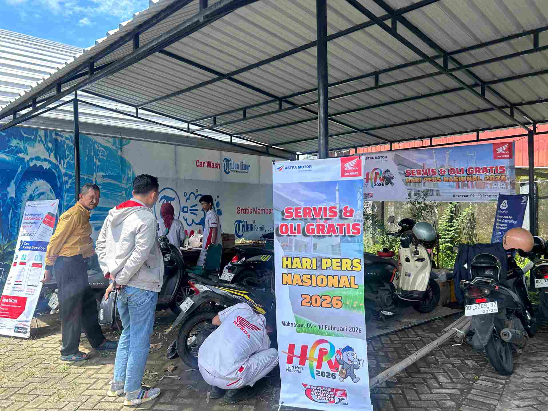 HPN 2026, Asmo Sulsel Hadirkan Servis Gratis untuk Jurnalis di Makassar dan Kendari