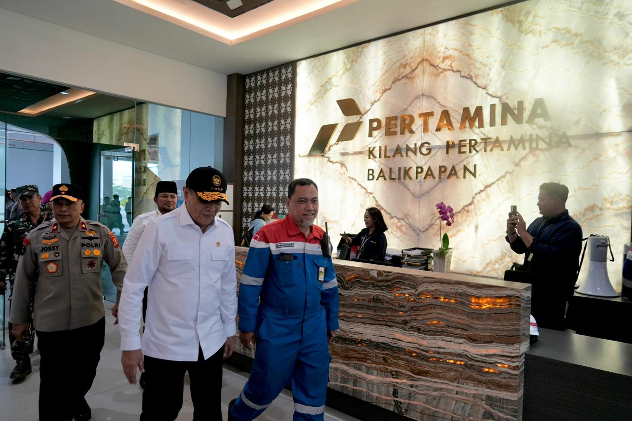 Tinjau Kilang Balikpapan, Menko Polkam Pastikan Ketahanan Energi Aman