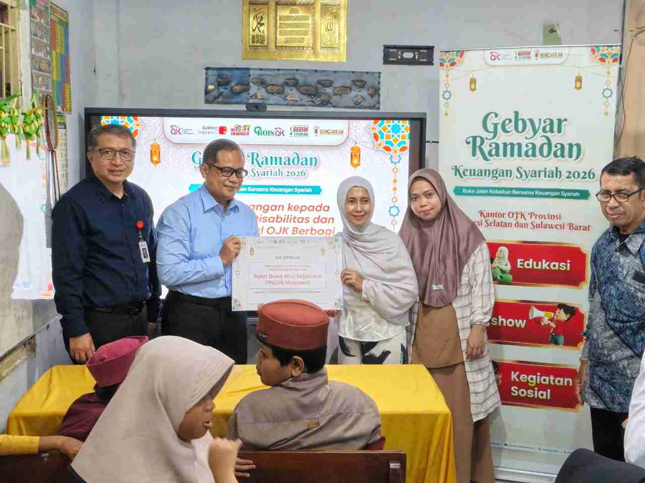 OJK Sulselbar Perluas Literasi Keuangan Inklusif, Edukasi Penyandang Disabilitas Lewat Program Gerak Syariah