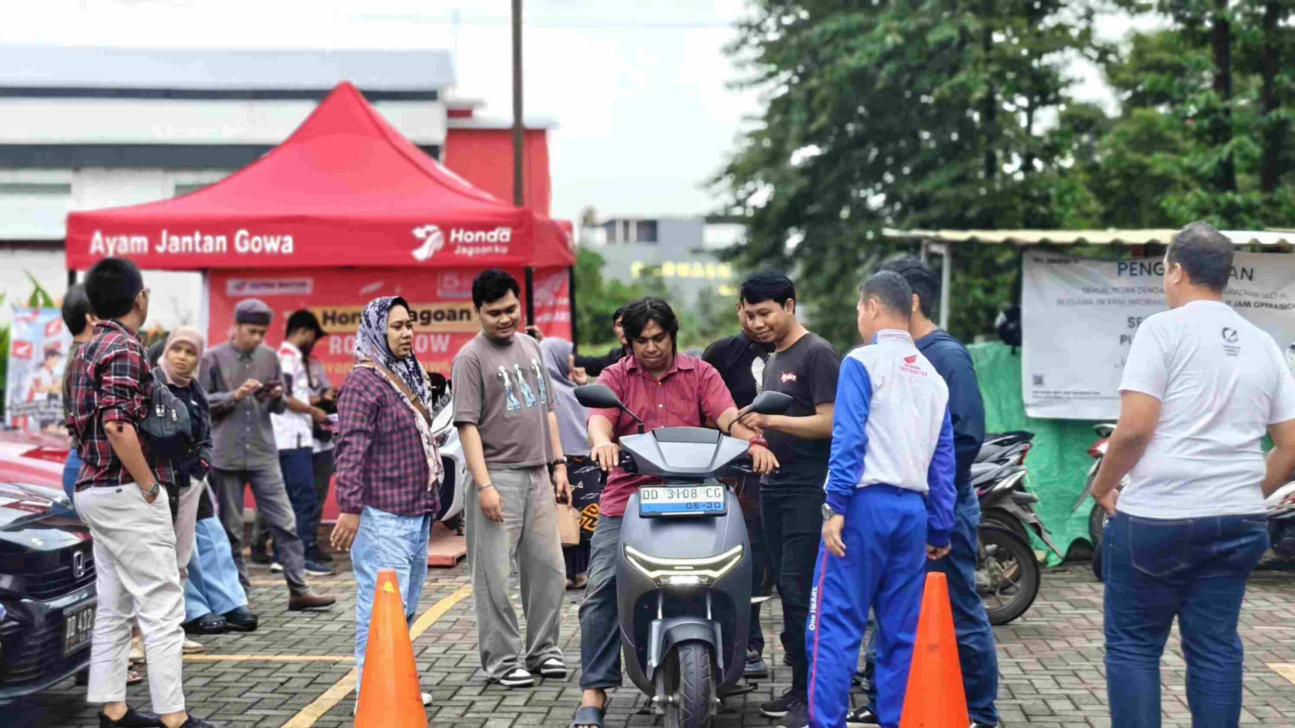 Asmo Sulsel Ajak Jurnalis Makassar Jajal Motor Listrik Honda CUV-e