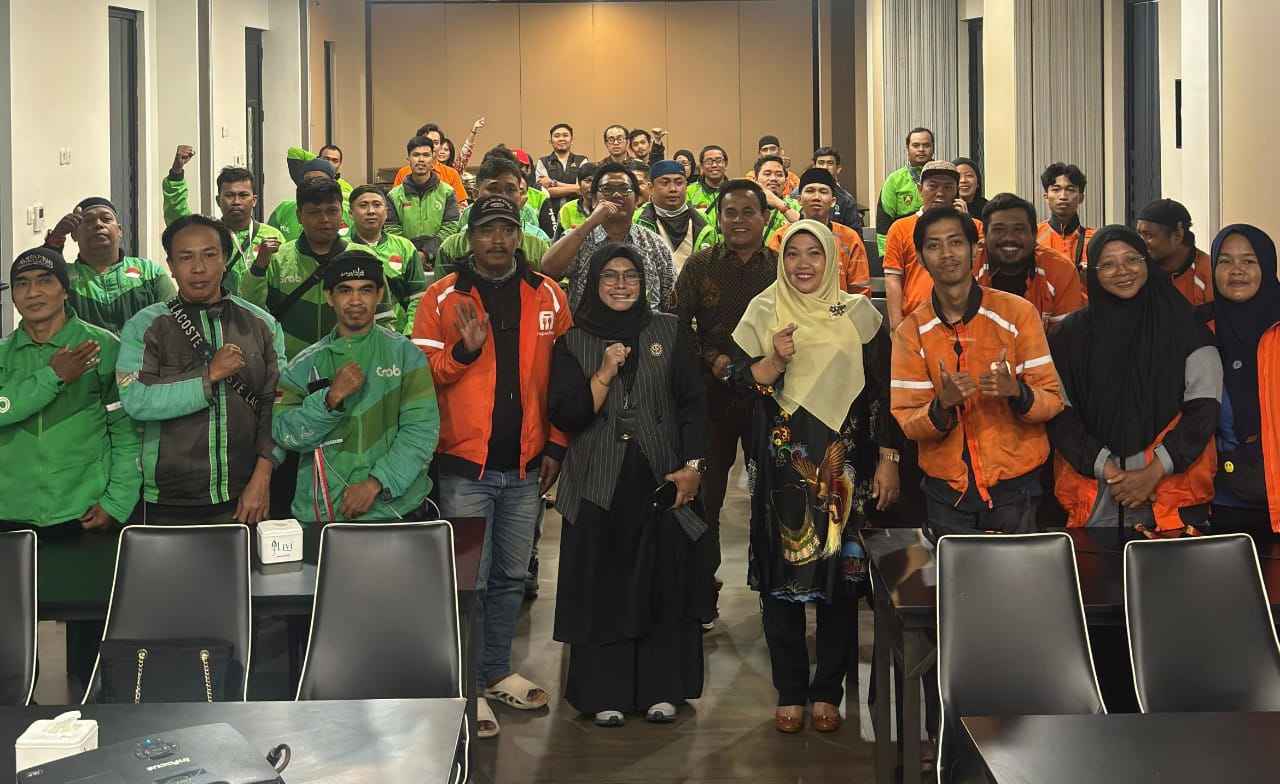 BPJS Ketenagakerjaan Sosialisasikan PP 50/2025 ke Komunitas Ojol Makassar