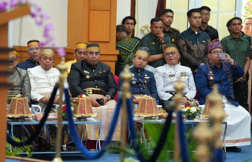 Bupati Maros, Chaidir Syam Saat Menghadiri Puncak Peringatan HUT ke-66 Pangkep