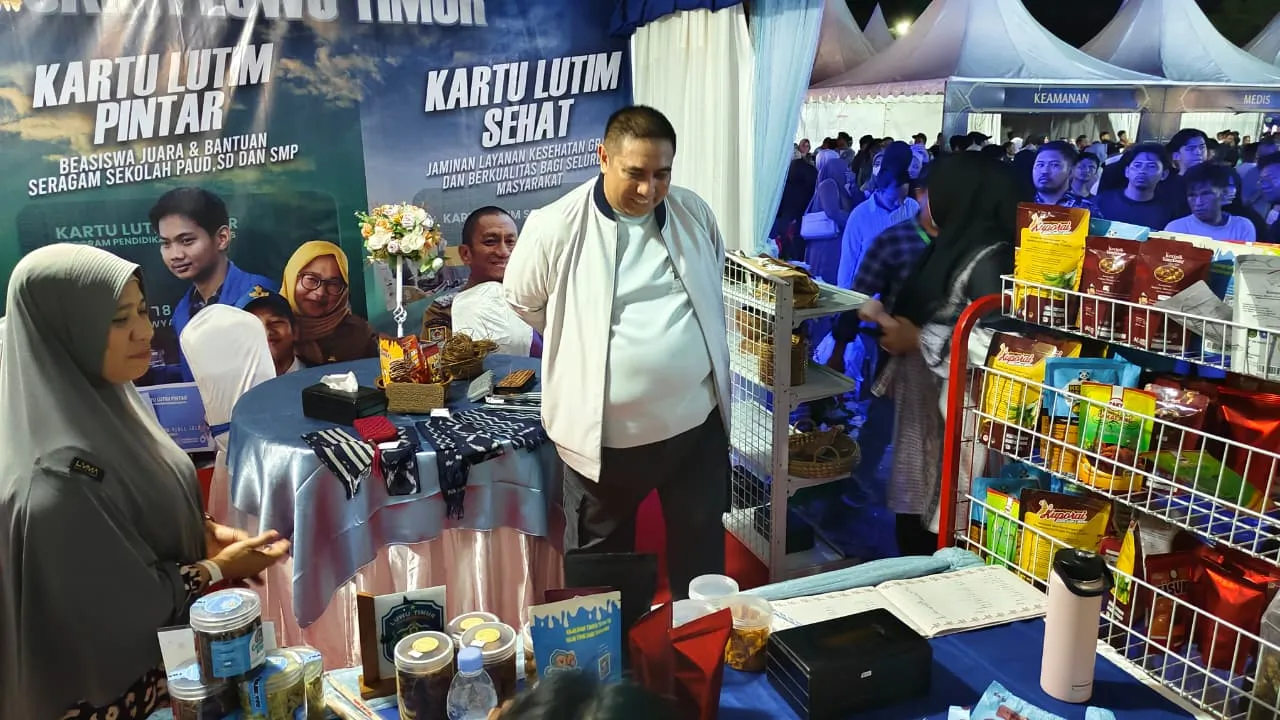 Bupati Maros, Chaidir Syam, Saat Meninjau Pameran MTQ XXXIV Sulsel 2026