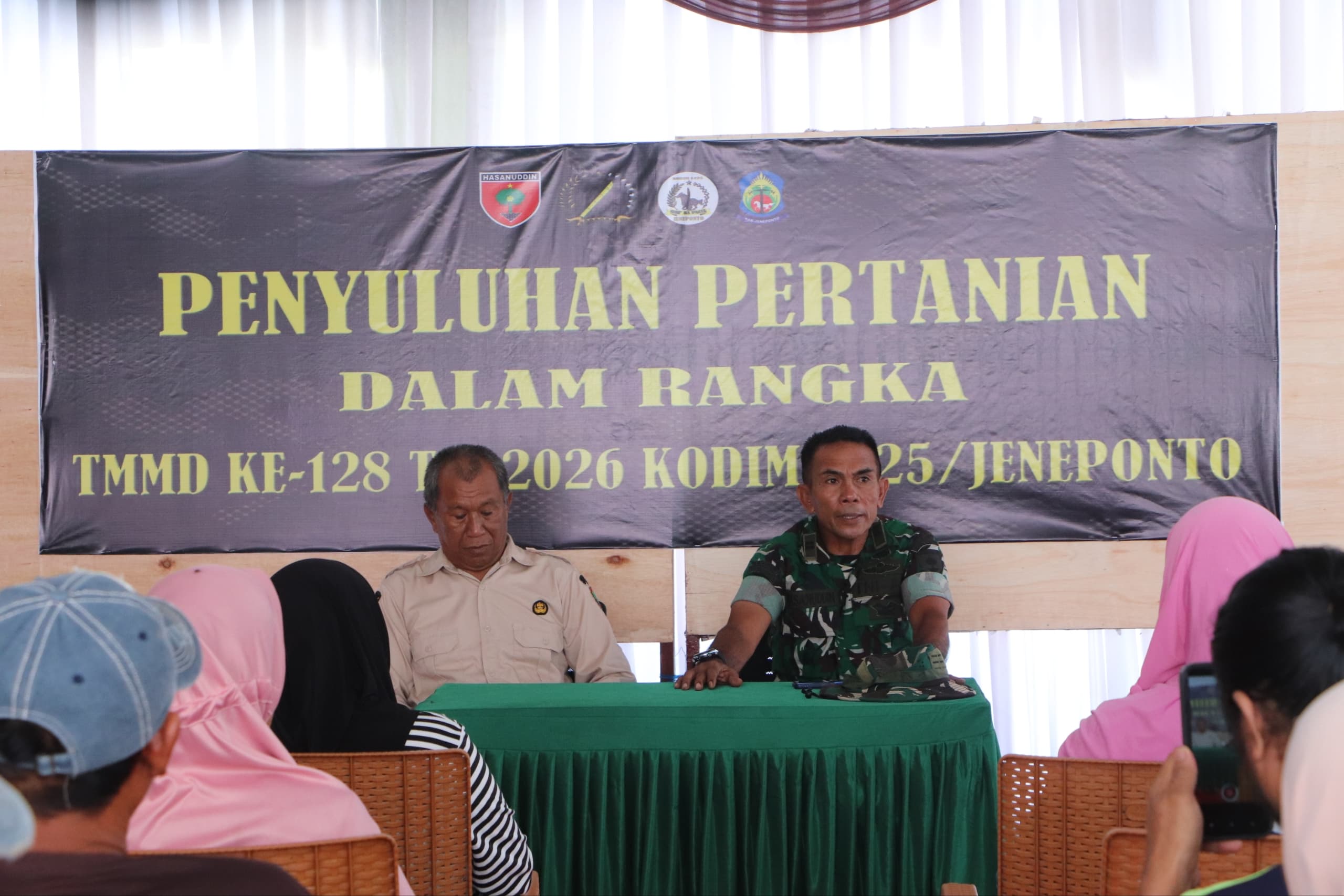 Sinergi Satgas TMMD ke-128 Kodim Jeneponto dan Kementerian Pertanian, Bangkitkan Semangat Petani Lewat Penyuluhan Inspiratif
