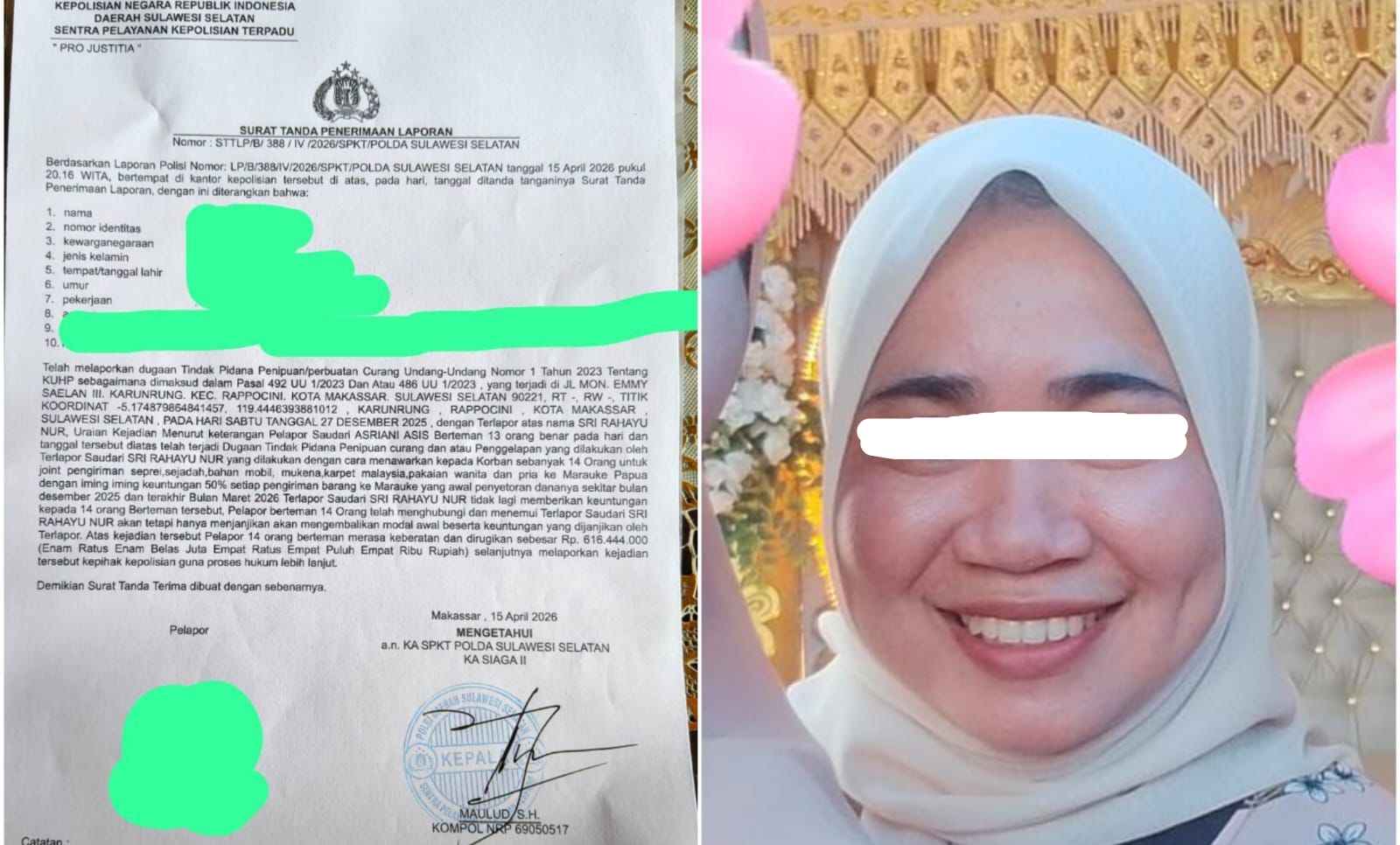 Iming-Iming Untung 50 Persen, 14 Warga Makassar Diduga Tertipu hingga Rp616 Juta
