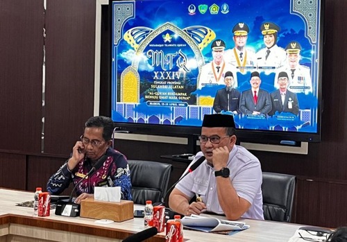 Wakil Bupati Maros, Muetazim Mansyur, Pimpin Rapat Persiapan MTQ XXXIV Sulsel 2026