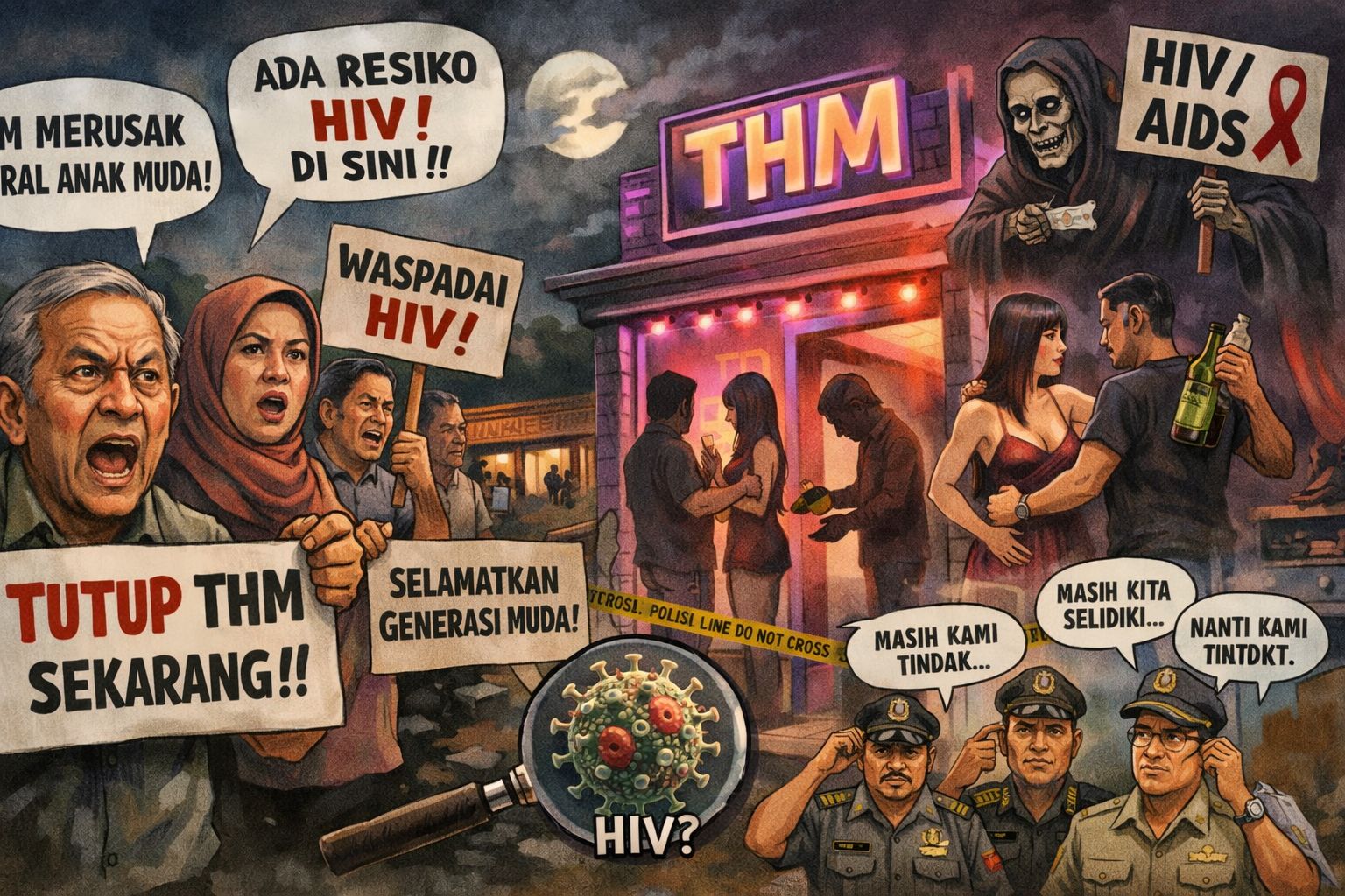 Warga Cakaruddu Desak Penutupan THM, Dinilai Merusak Lingkungan Sosial