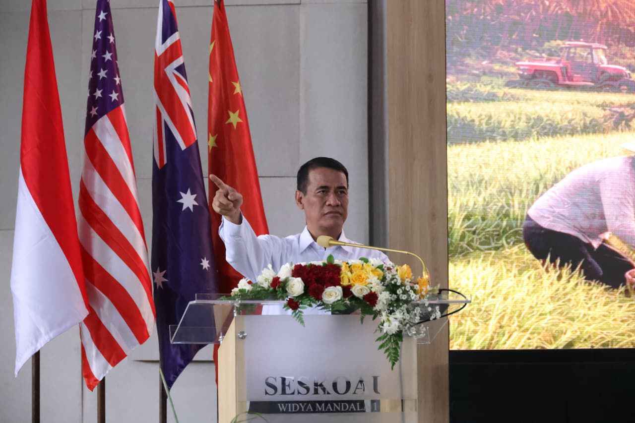 Mentan Amran: Kuasai Pangan, Indonesia Tak Mudah Ditekan di Tengah Krisis Global