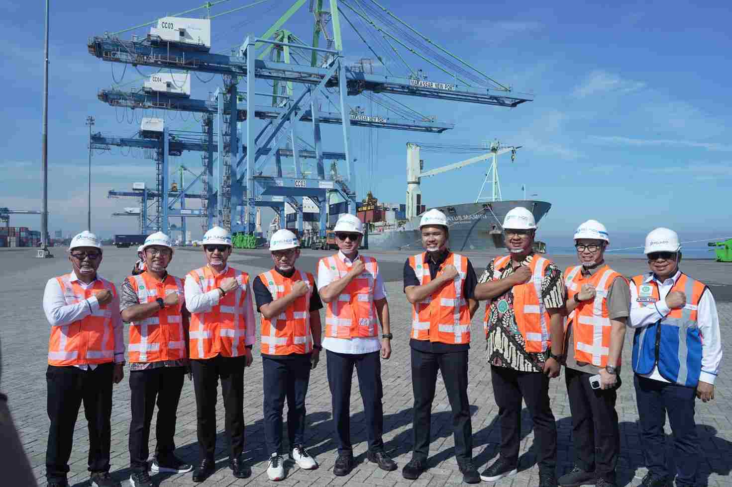 Tinjau MNP, Bank Mandiri Perkuat Sinergi Pembiayaan Infrastruktur Pelabuhan Indonesia Timur