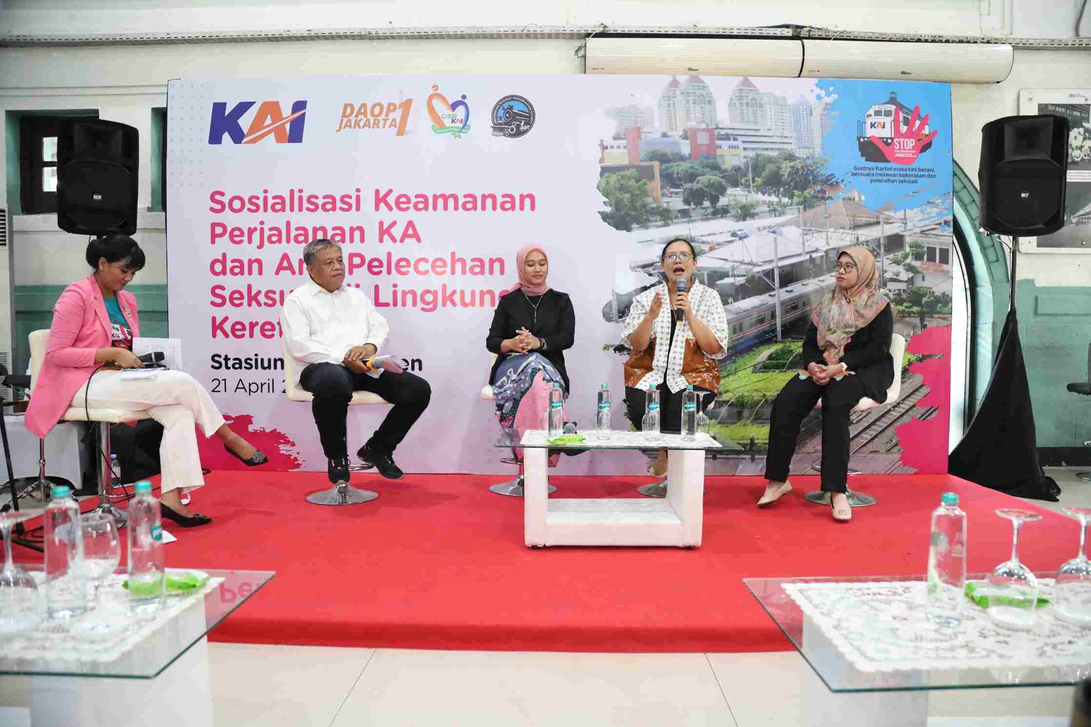 Hari Kartini, KAI Daop 1 Jakarta Kampanyekan Anti Pelecehan Seksual di Ruang Publik