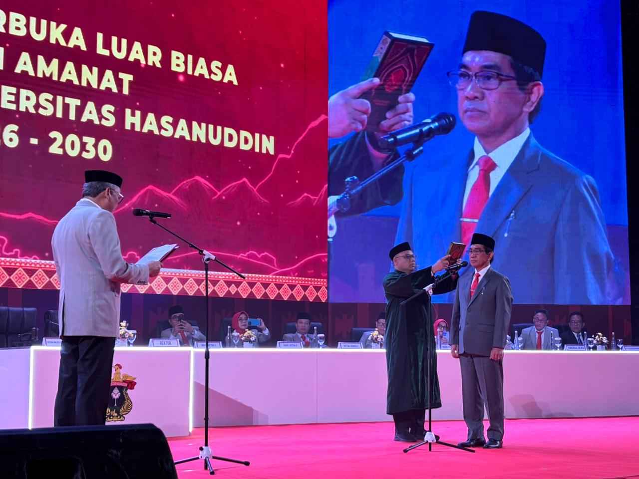 Dilantik untuk Periode Kedua, Prof JJ Kembali Pimpin Unhas 2026-2030