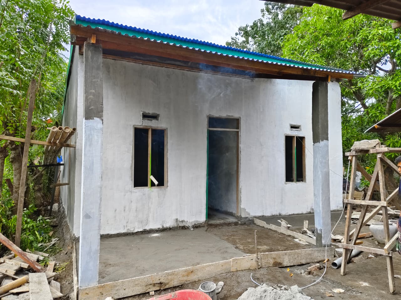 TMMD ke-128 Kodim Jeneponto Genjot RTLH, Sejumlah Rumah Warga Hampir Rampung