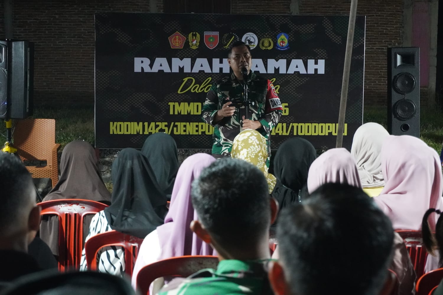 Hangat dalam Kebersamaan, Satgas TMMD Kodim Jeneponto dan Warga Arpal Pererat Silaturahmi Lewat Ramah Tamah