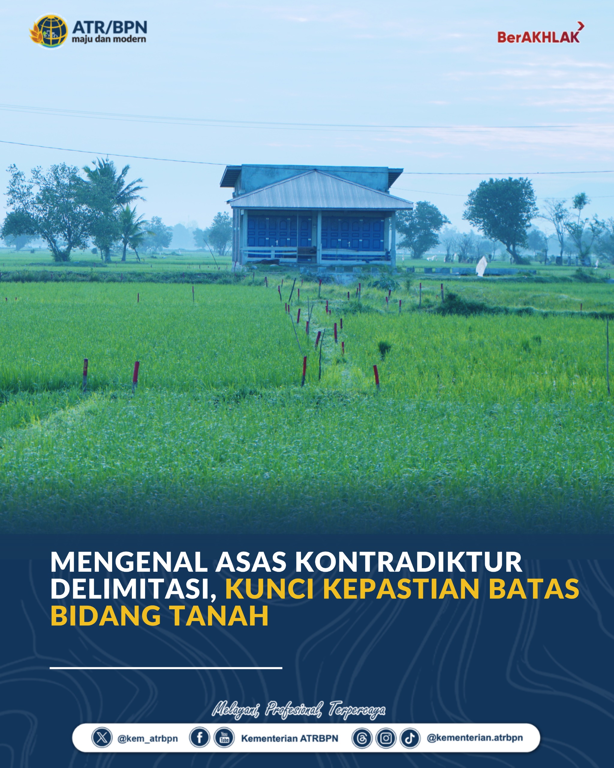 Mengenal Asas Kontradiktur Delimitasi, Kunci Kepastian Batas Bidang Tanah
