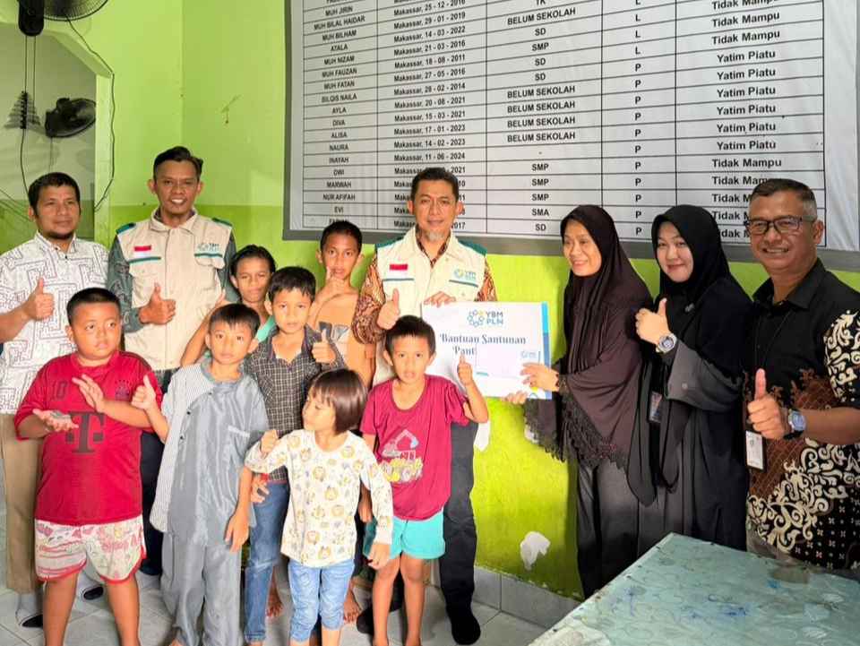 YBM PLN Sulselrabar Tebar Kepedulian bagi Anak Panti dan Dhuafa
