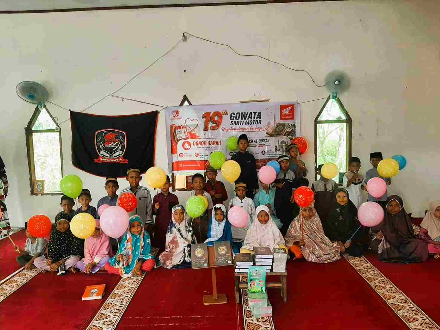 Rayakan Usia ke-19, Gowata Sakti Motor Gelar Aksi Berbagi untuk Masjid