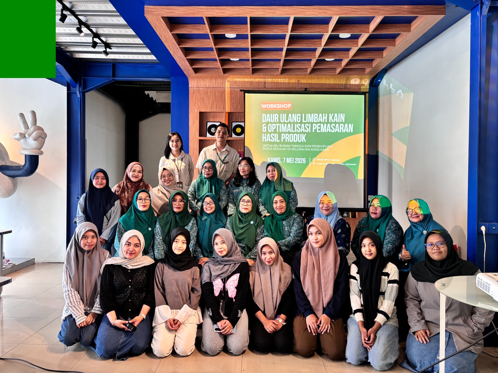 Limbah Kain Disulap Jadi Produk Bernilai, Kalla Institute Latih IRT Bangun Usaha Mandiri