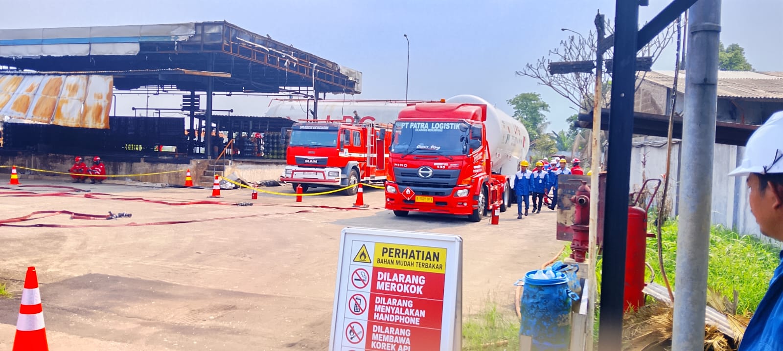 Pasca Kebakaran SPBE Cimuning, Pertamina Mulai Pindahkan Sisa Cairan Gas 4.000 Ton