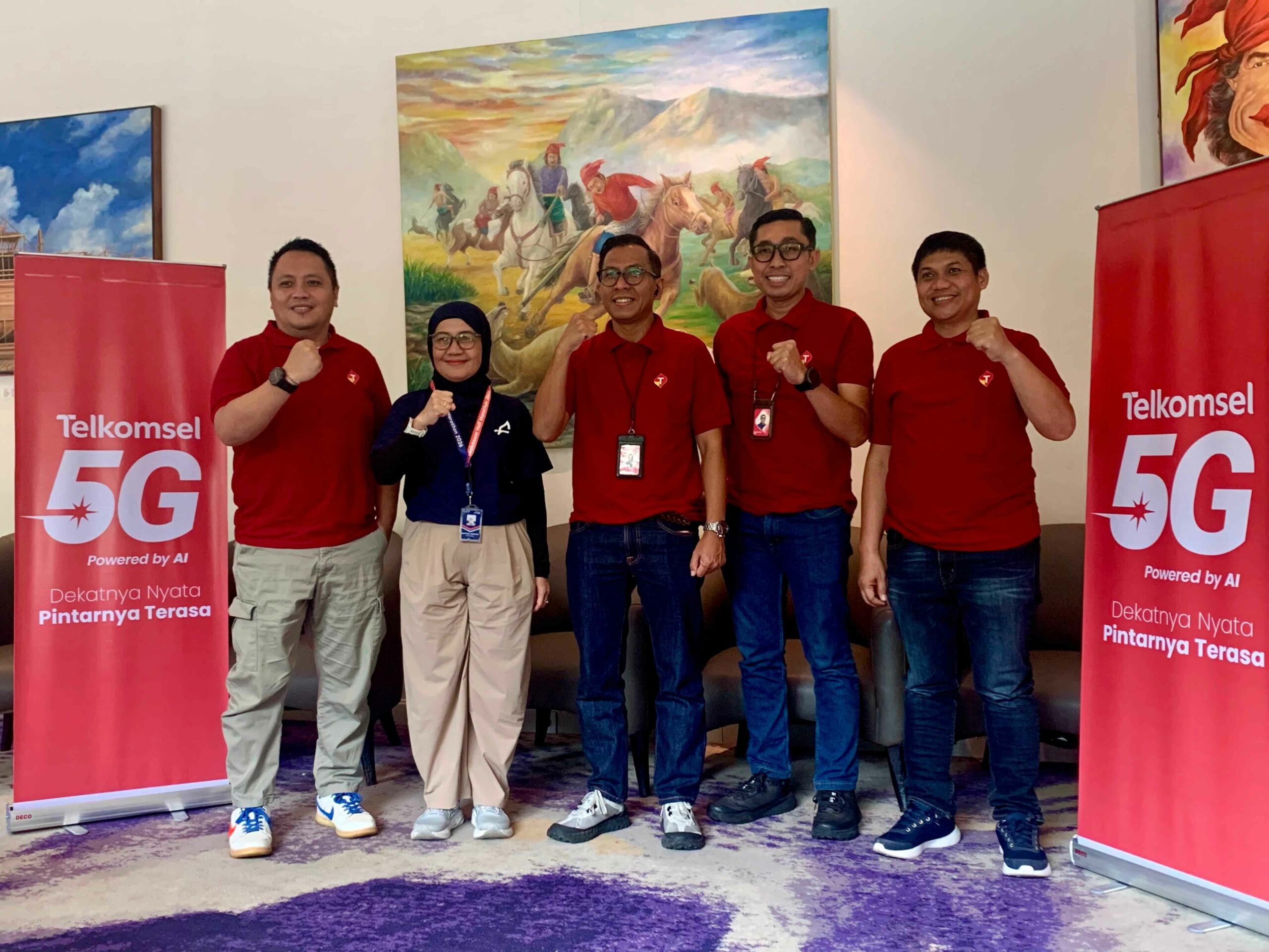 Telkomsel Perkuat Jaringan 5G dan Hadirkan Live Streaming di MHM 2026