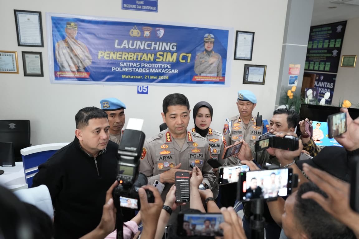 Makassar Resmi Layani SIM C1, Pengendara Motor Besar Kini Wajib Uji Khusus