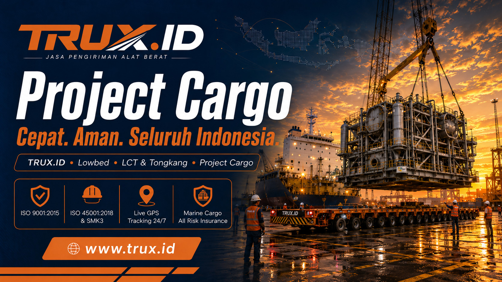 Layanan Pengiriman Alat Berat TRUX.ID Sasar Proyek Infrastruktur di Berbagai Wilayah Indonesia