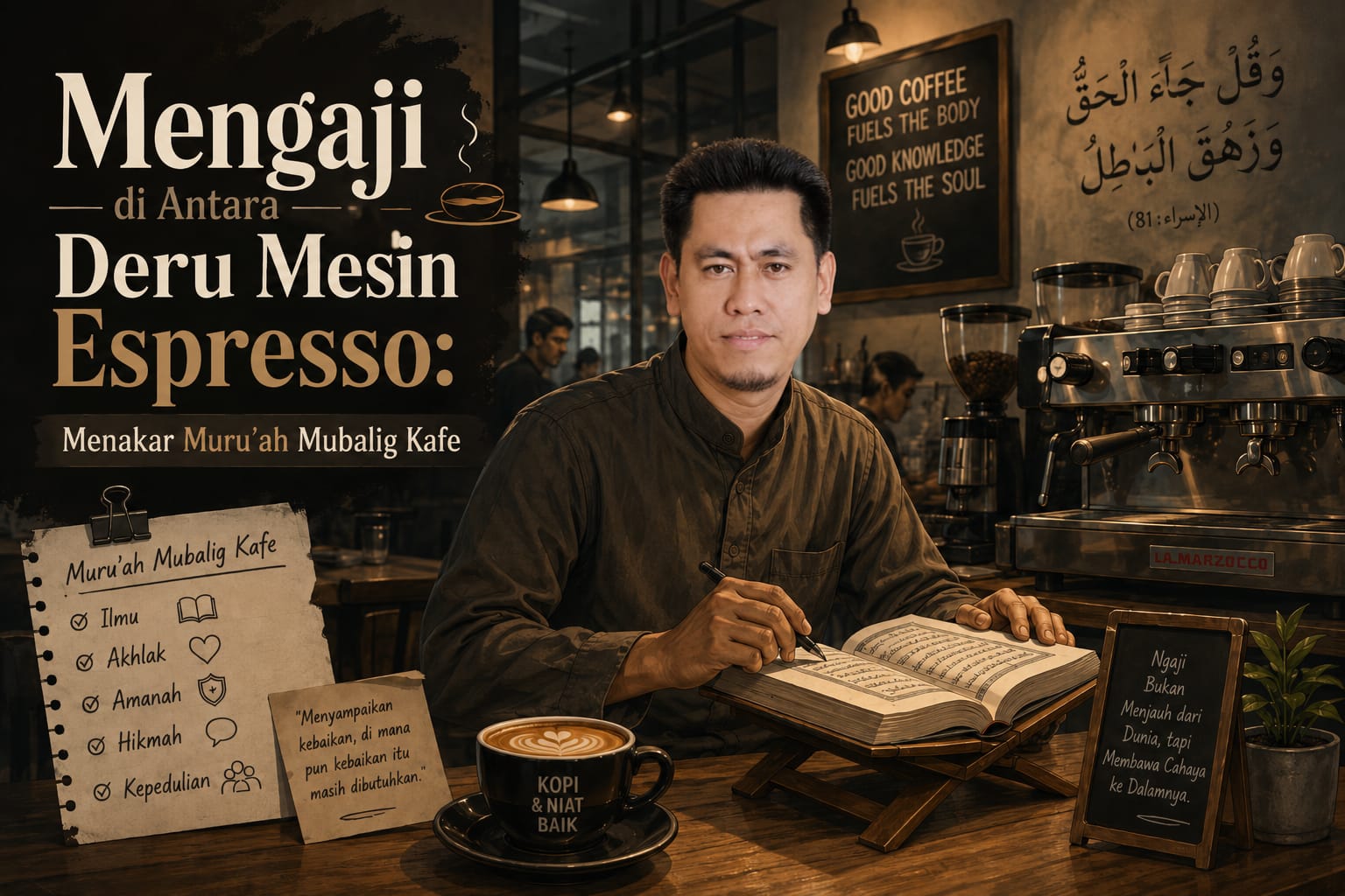 Saat Mimbar Berpindah ke Kafe: Dakwah Kreatif atau Krisis Muru’ah Mubalig?