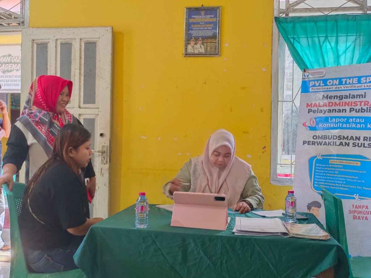 Ombudsman Sulsel Terima 35 Konsultasi dan 7 Laporan Warga dalam Kegiatan OTS di Parepare